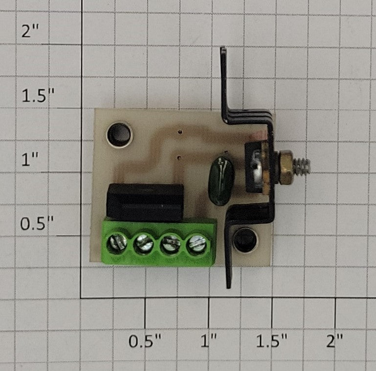 Acme DE-369 Transistor with Heat Sink PCB Circuit Board
