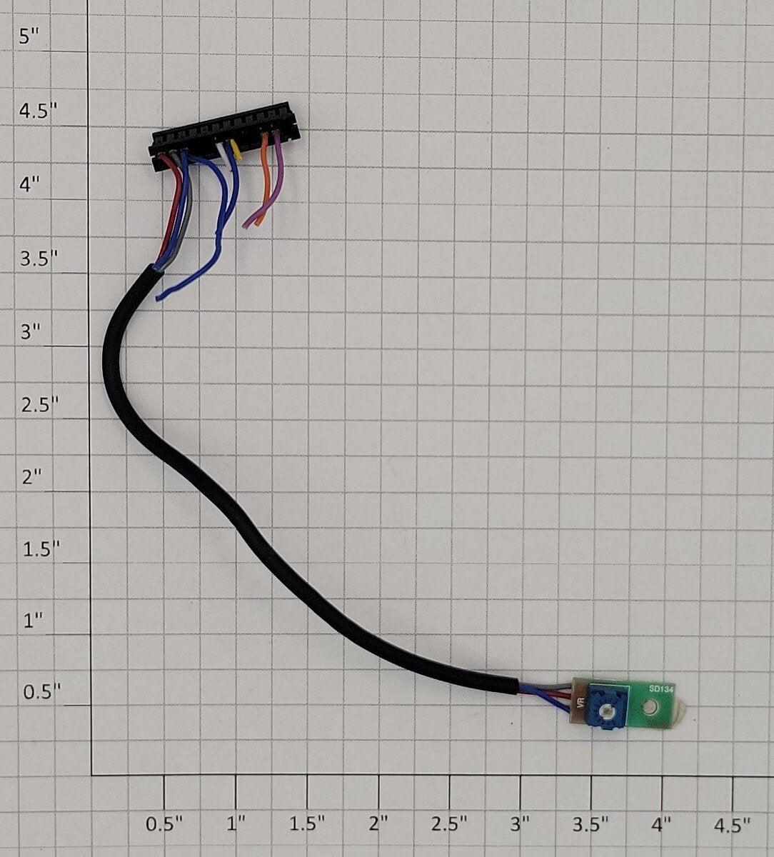MTH BI-0000040 10K Ohm PCB Circuit Board Mounted Volume Potentiometer