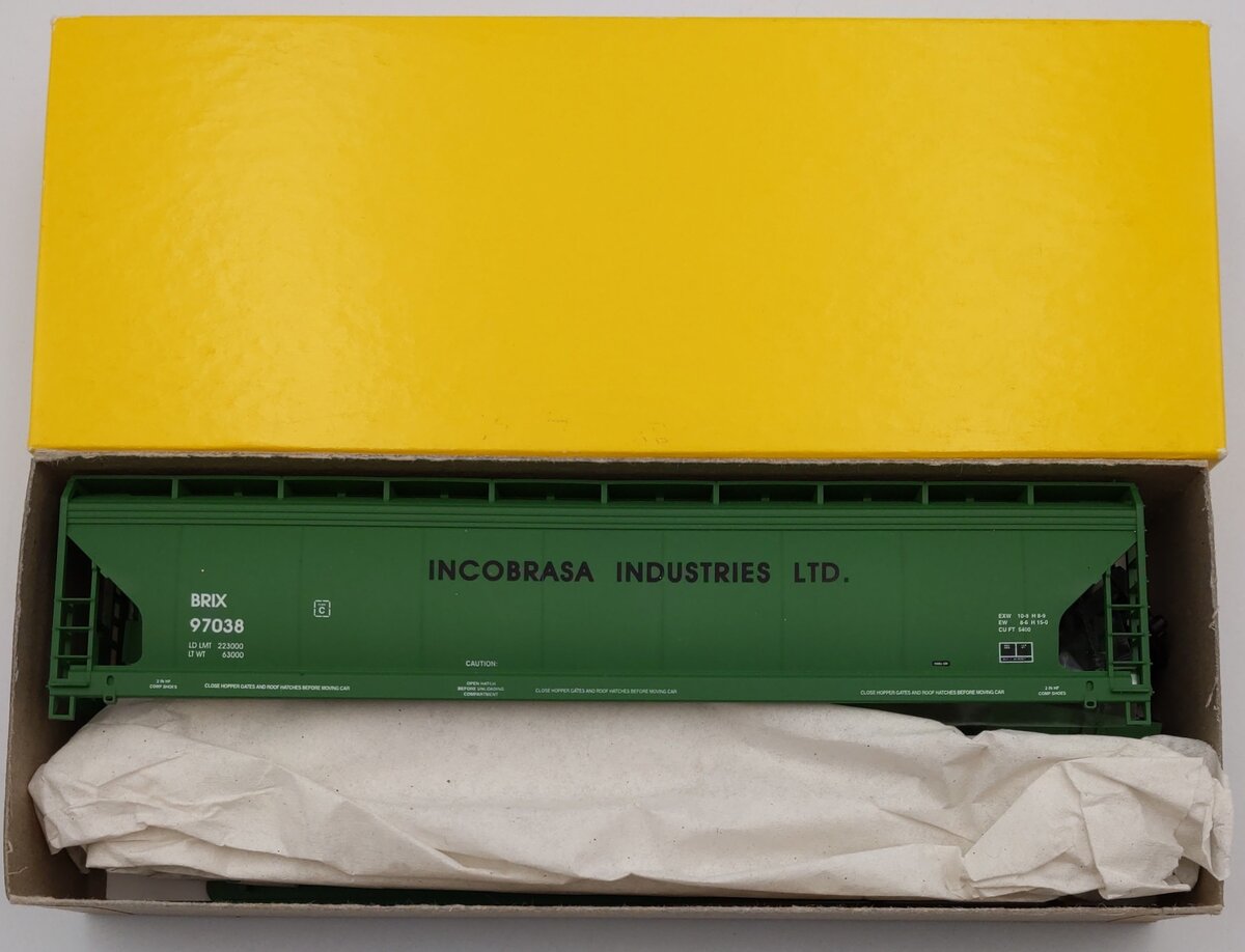 Accurail 1560 HO Incobrasa Industries ACF 3-Bay Hopper Kit