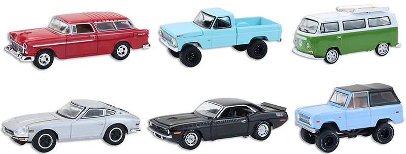Greenlight Collectibles 37330-CASE 1:64 Barrett-Jackson Series 16 (Set of 6)