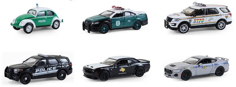 Greenlight Collectibles 43050-CASE 1:64 Hot Pursuit Series 47 (Set of 6)