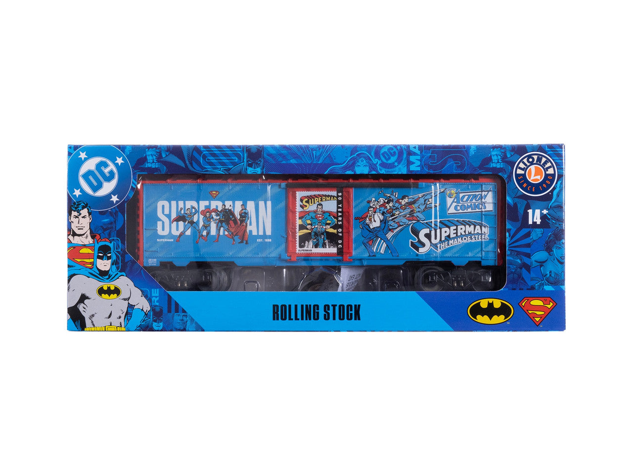 Lionel 2528140 O DC 90th  Superman Boxcar