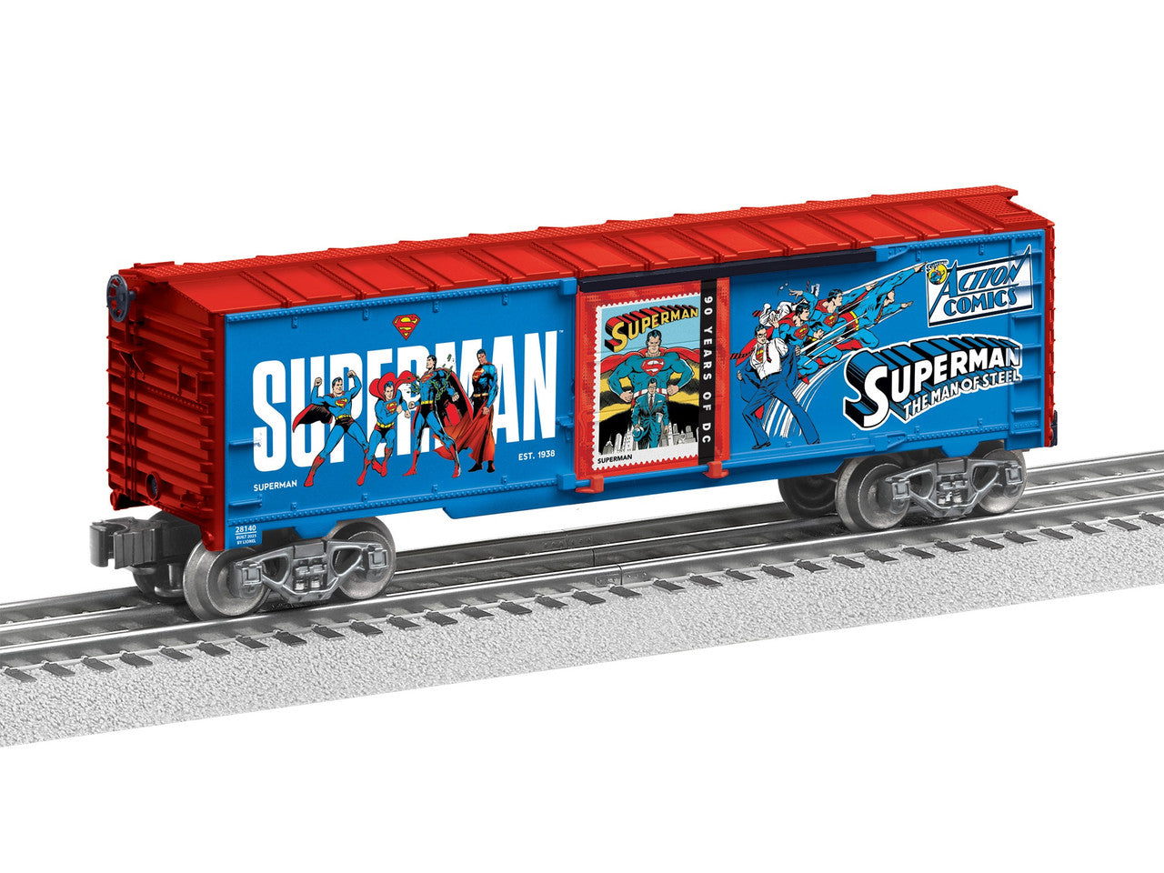 Lionel 2528140 O DC 90th  Superman Boxcar