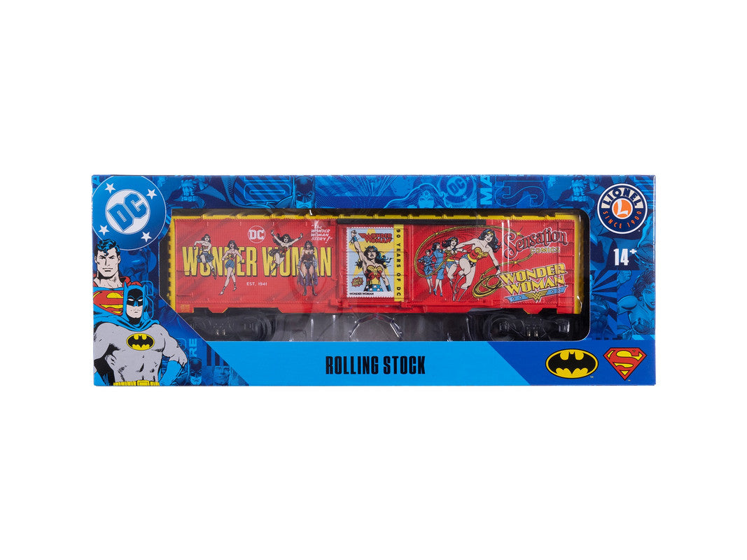 Lionel 2528160 O DC 90th - Wonder Woman Boxcar