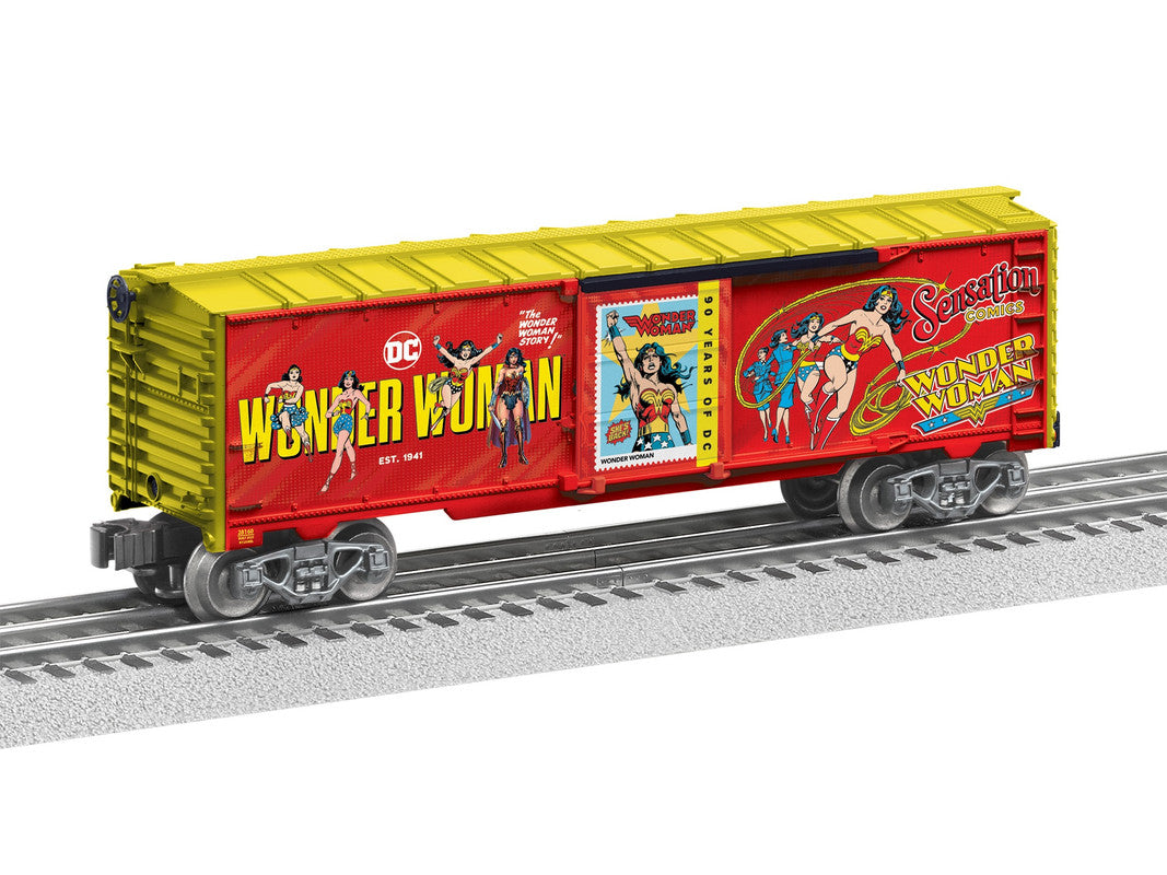 Lionel 2528160 O DC 90th - Wonder Woman Boxcar