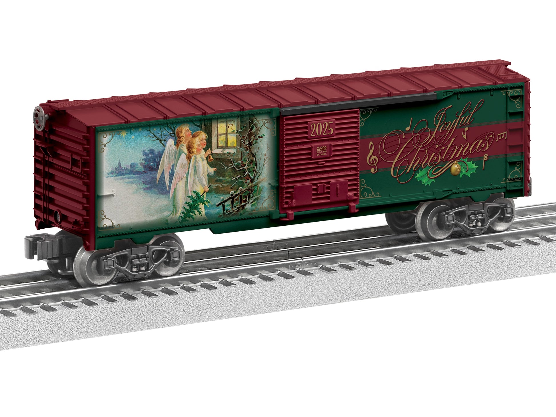 Lionel 2528200 O 2025 Christmas Sound Boxcar