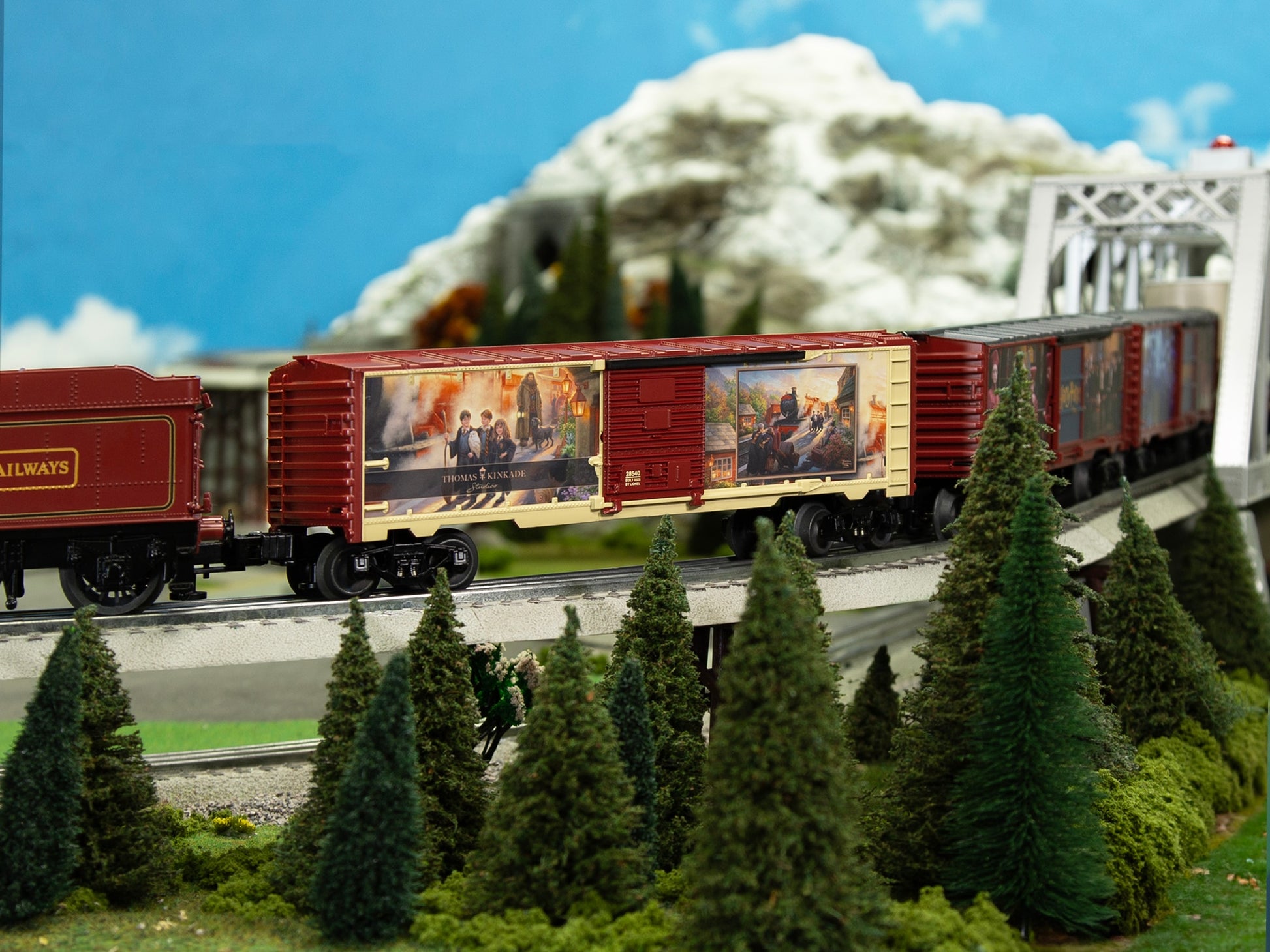 Lionel 2528540 O Thomas Kinkade Studios Harry Potter Hogwarts Express Boxcar