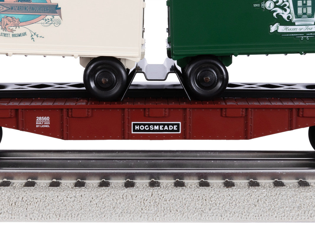 Lionel 2528560 O Harry Potter Hogsmeade Flatcar with Piggyback Trailer