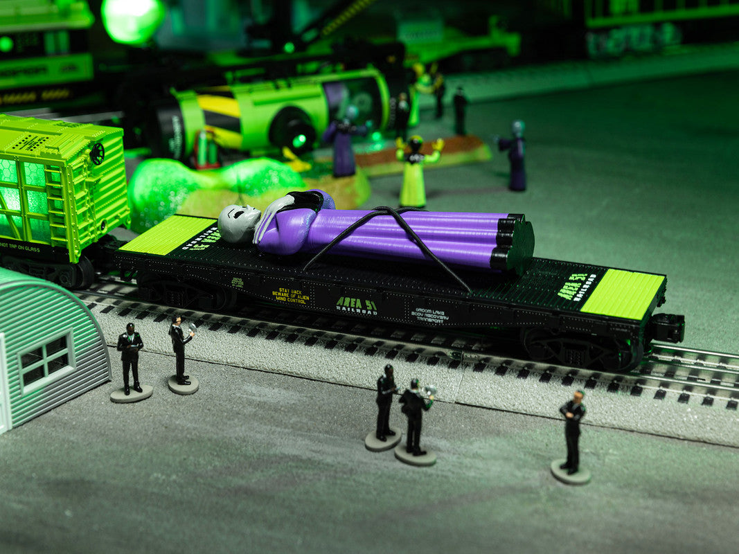 Lionel 2528710 O Take Me To Your Leader Alien Flatcar