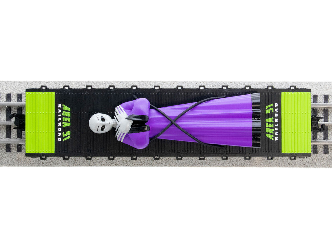 Lionel 2528710 O Take Me To Your Leader Alien Flatcar