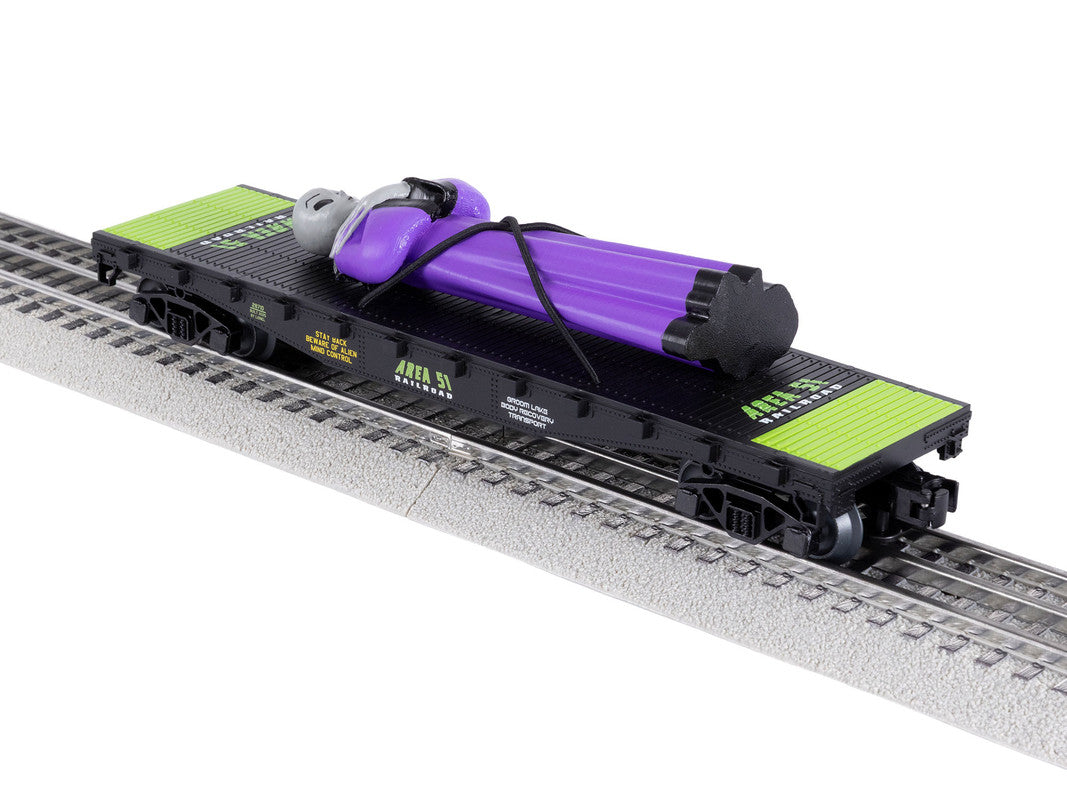 Lionel 2528710 O Take Me To Your Leader Alien Flatcar