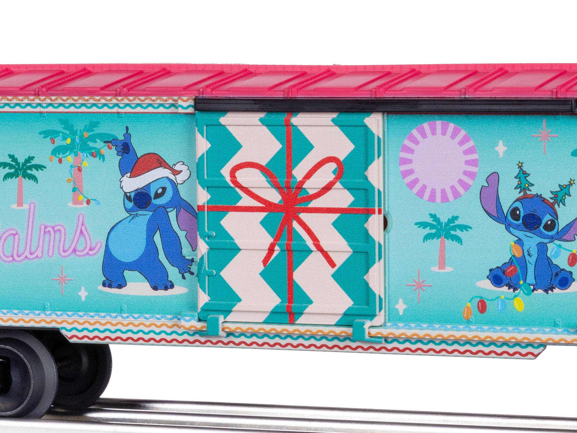 Lionel 2528730 O Disney Stitch Christmas Boxcar
