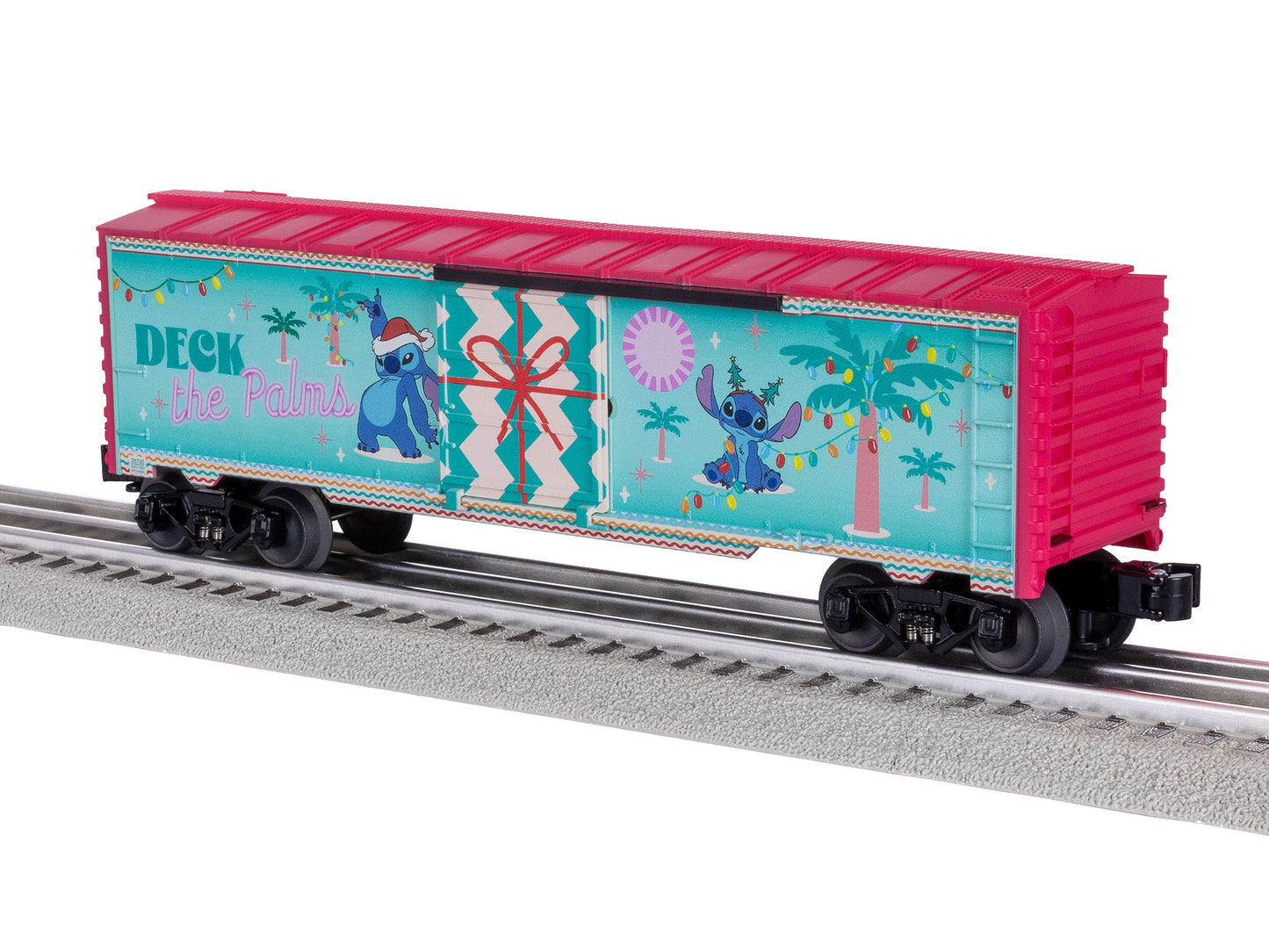 Lionel 2528730 O Disney Stitch Christmas Boxcar