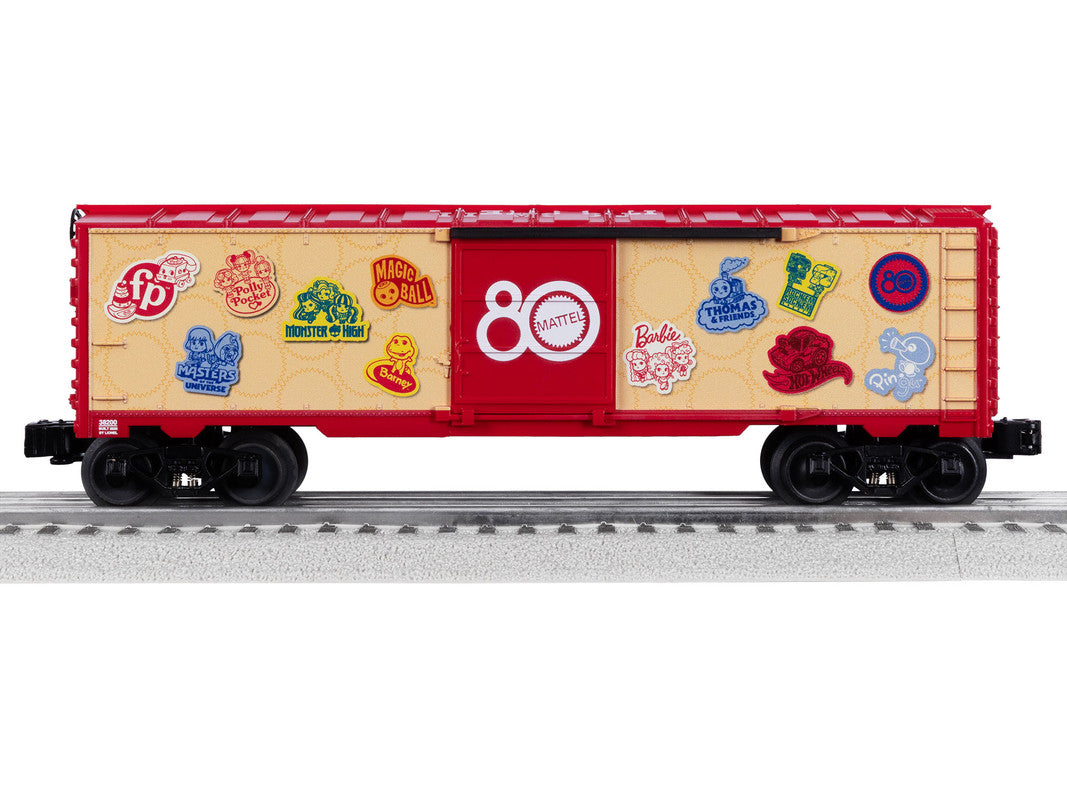 Lionel 2538360 O Mattel 80th Anniversary Boxcar
