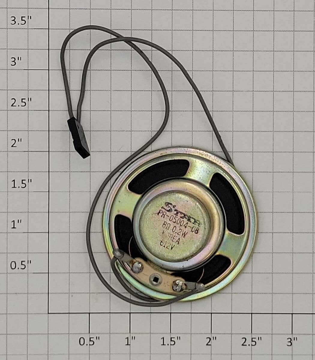 Star PR-05004-08 8 Ohm .2 Watt 2" Diameter Round Speaker with .87 OD Magnet