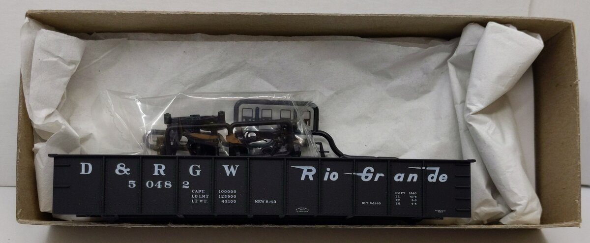 Accurail 37012 HO Scale Denver and Rio Grande Western AAR 41' Steel Gondola