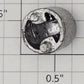 American Flyer JTR-616 O Gauge Silver Casting Sand Dome 0-6-0