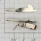 American Flyer JTR-608-R O Gauge Type VI Harpoon Coupler Set