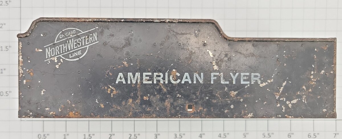 American Flyer 283T-3 Chicago and Northwestern Metal Tender Shell