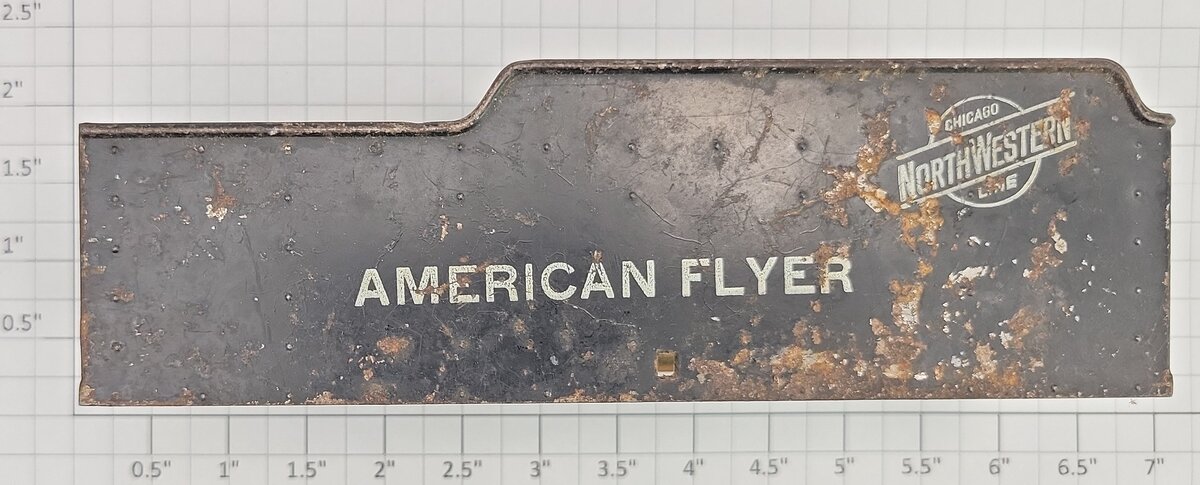American Flyer 283T-3 Chicago and Northwestern Metal Tender Shell