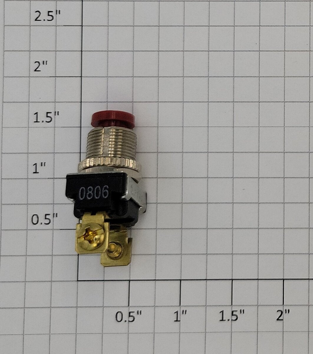 Gardner Bender E60272 3 Amps 120 Volt Push Button Momentary Switch w/ Red Cap