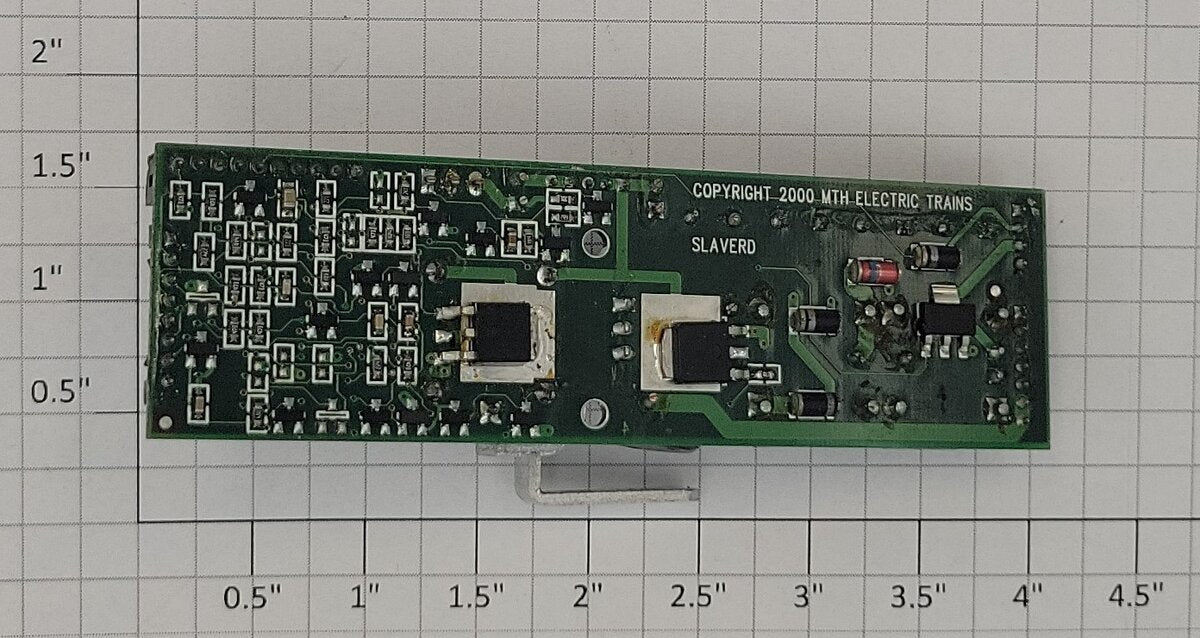 MTH AC-0000011 PS 2.0 Slave PCB Circuit Board with Heat Sink Bracket