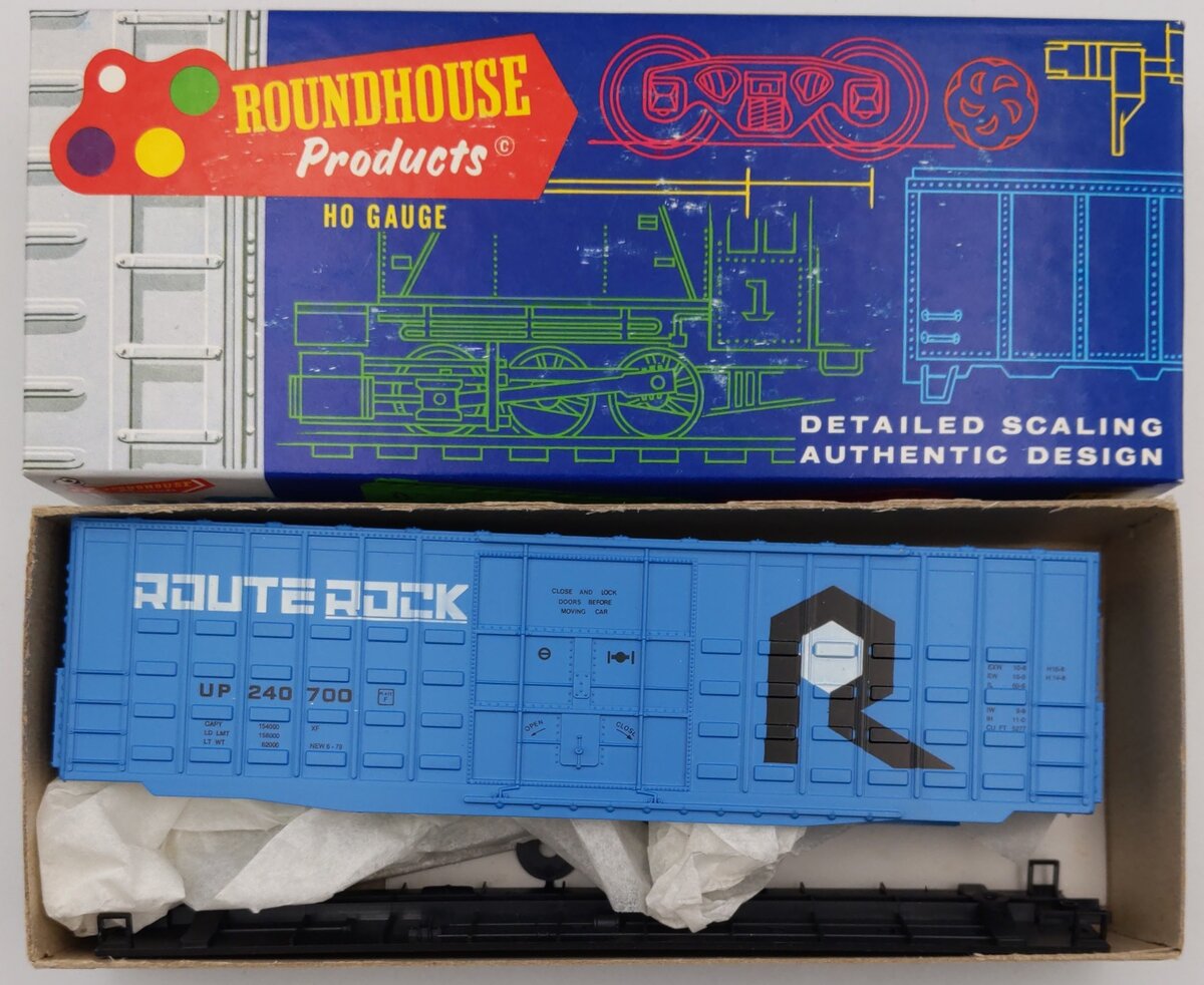 Roundhouse 1807 HO 50' Rock Up Waffle Boxcar Kit