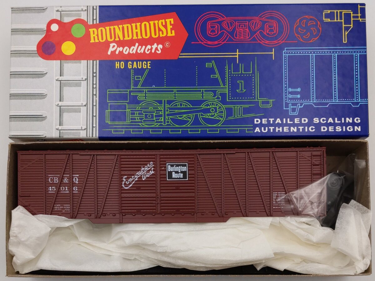 Roundhouse 2142 HO Brace Auto End Door Boxcar Kit