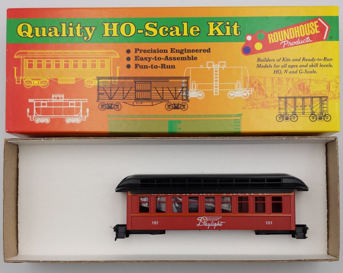 Roundhouse 77229 HO S. P. Daylight 34' Overton Coach Kit
