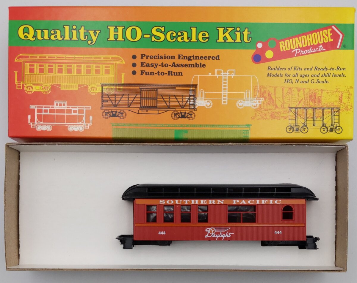 Roundhouse 77231 HO S. P. Daylight 34' Overton Business Car Kit