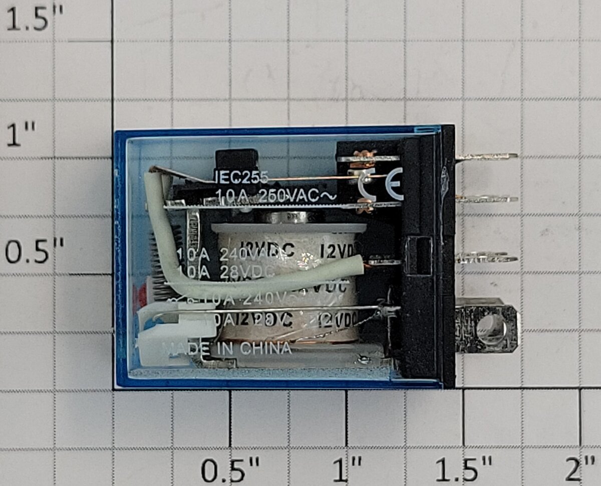 Acme JQX-13 AC220/240 General Purpose 12VDC 10A Relay