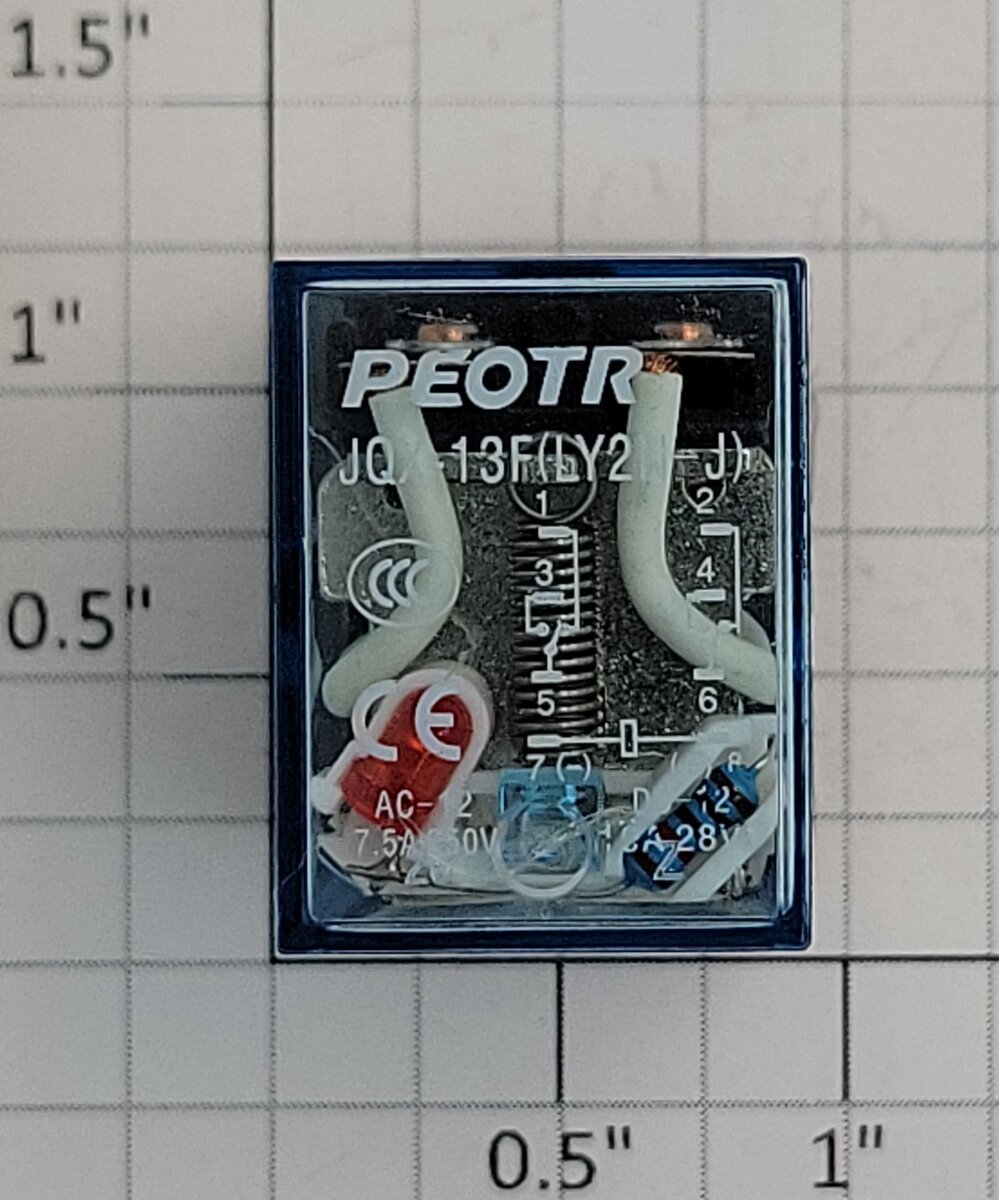 Acme JQX-13 AC220/240 General Purpose 12VDC 10A Relay