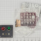 Acme 498 O Gauge Boxed Flush Mount Switch Control Panel w/ Bulbs & Instructions