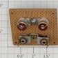 Acme 498 O Gauge Boxed Flush Mount Switch Control Panel w/ Bulbs & Instructions