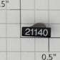American Flyer 21140 Black Metal Number Board #21140 with White Numbers