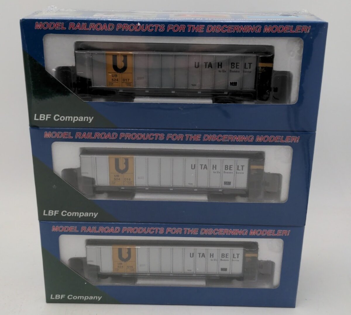 LBF 9001-9 HO Utah Belt Railway Hopper/Gondola Privatization Exclusive(Set of 6)