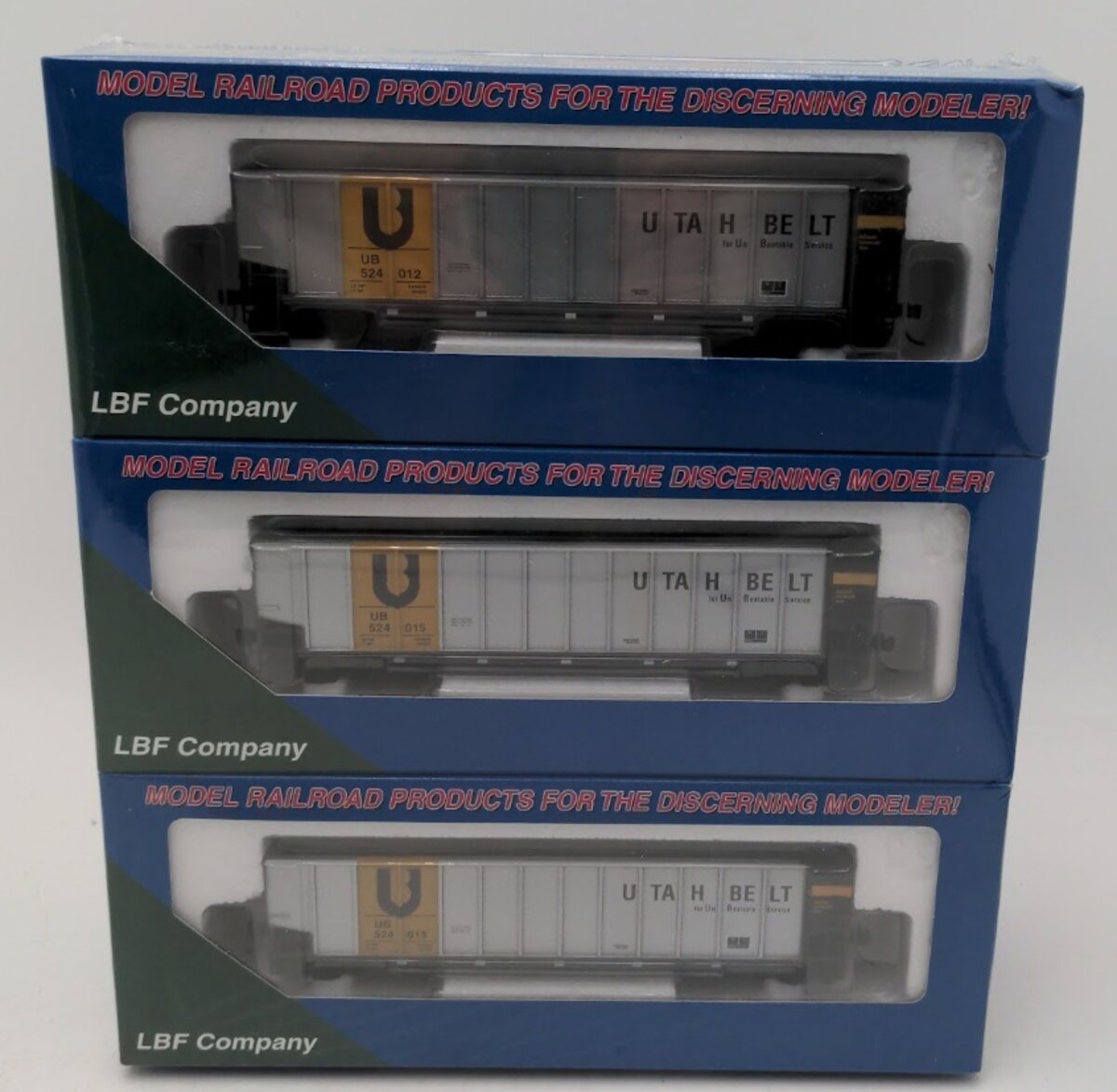 LBF 9001-9 HO Utah Belt Railway Hopper/Gondola Privatization Exclusive(Set of 6)