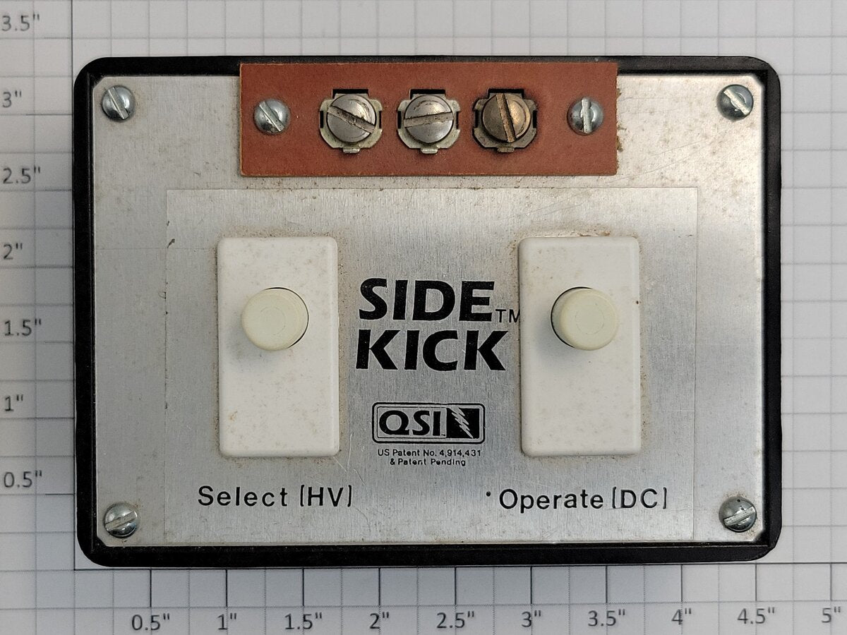 QSI 19-502 HV and DC Sidekick Two Button Controller