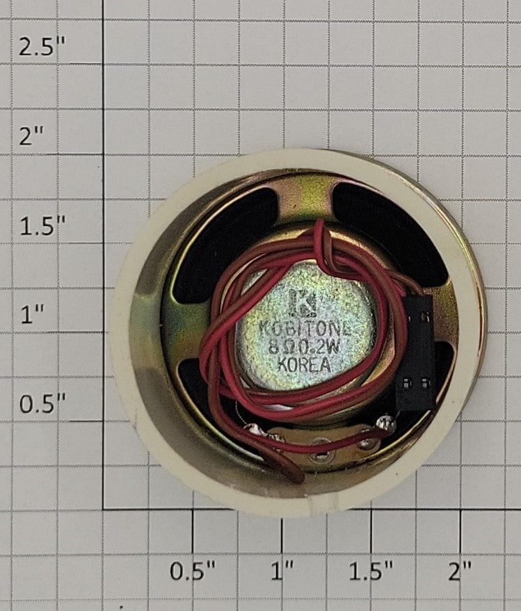 Acme 0919-3 2" OD .2 Watt 8 Ohm Speaker Wired