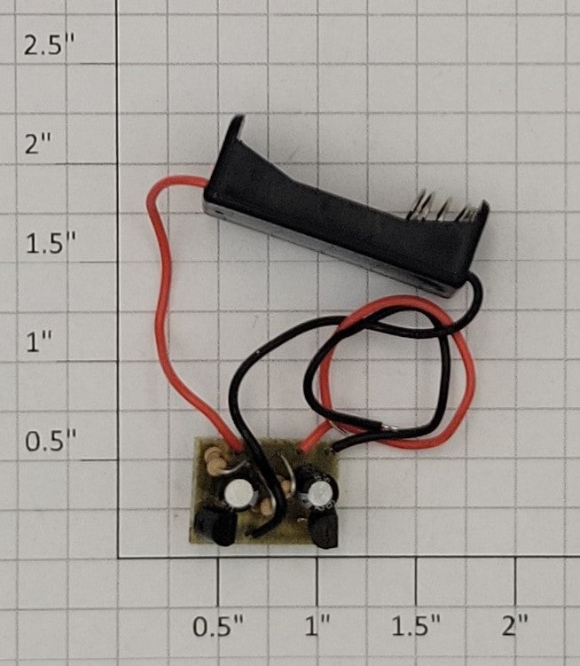 Acme 0922-10 UM-5 Battery Holder and DC Voltage Regulator PCB Circuit Board