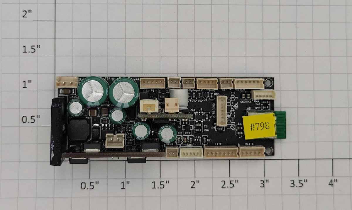 Lionel LCP2-2233292 Revision C Legacy Command Module PCB Circuit Board