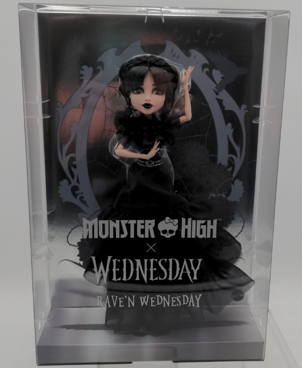 Mattel HXJ03 Monster High X Wednesday Addams Rave'N Wednesday Doll