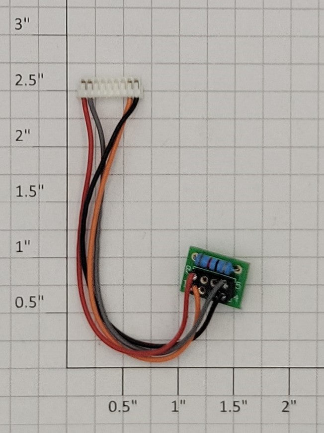 Acme 0922-21 DCC Plug PCB Circuit Board with Wire Harness