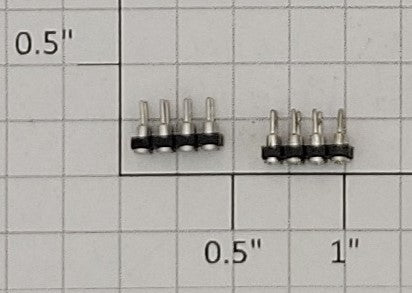 Acme 0922-24 Two 8-Pin Male / Female PCB Circuit Board (Bag of 2)