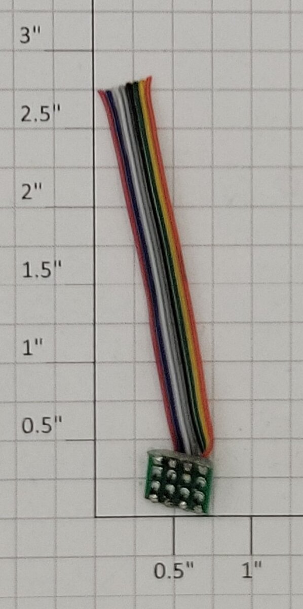 Acme 0922-25 8-Pin PCB Circuit Board with Ribbon Cable