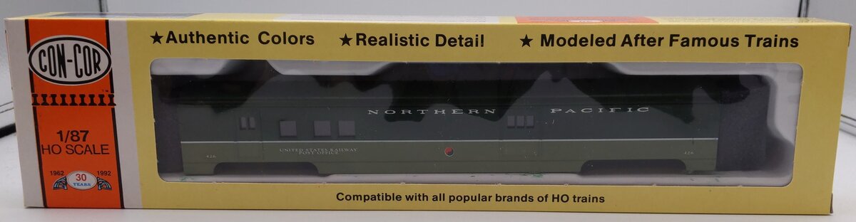 Con-Cor 0001-009206-2 HO Northern Pacific 72' RPO Pass Car Kit