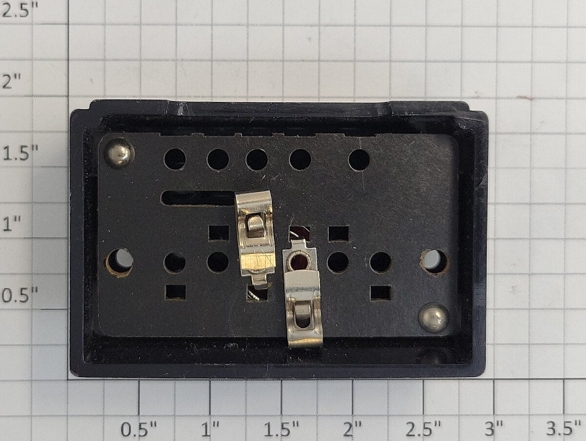American Flyer XA10961-B S Gauge Black "Whistle" Switch Control Button with Box
