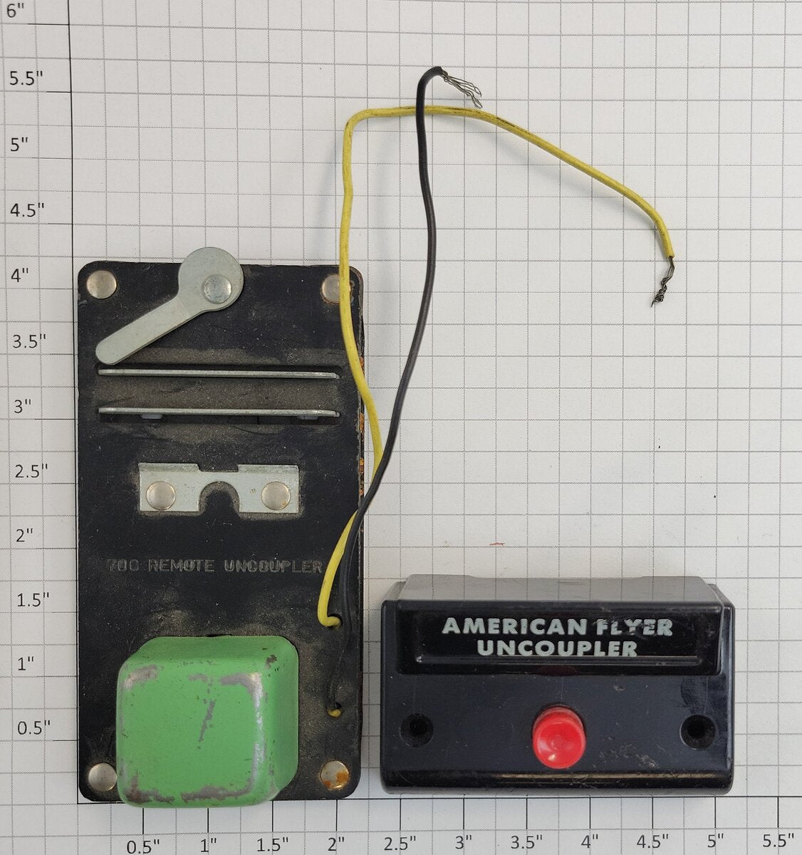 American Flyer 706 Remote Uncoupler w/Control Button In Separate Sale Box