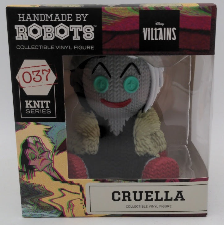 Disney 037 By Robots Knit Series 101 Dalmations Cruella Handmade Vinyl Figure