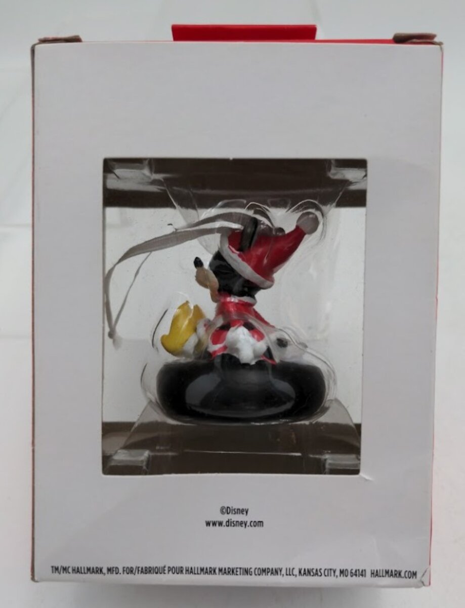 Hallmark 0323 Minnie Mouse on Tube Christmas Tree Ornament